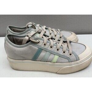 Adidas Nizza Platform Sneakers Size 6.5 Womens Shoes Low Top Lace Up